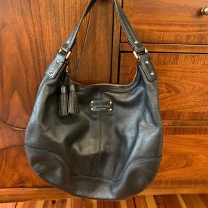 Kate Spade black leather purse / shoulder bag